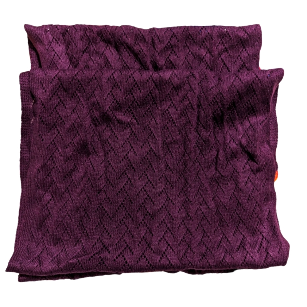 Infinity Scarf Dark Purple Maroon Burgundy Color (M286)